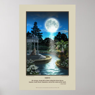 Månetryck Poster