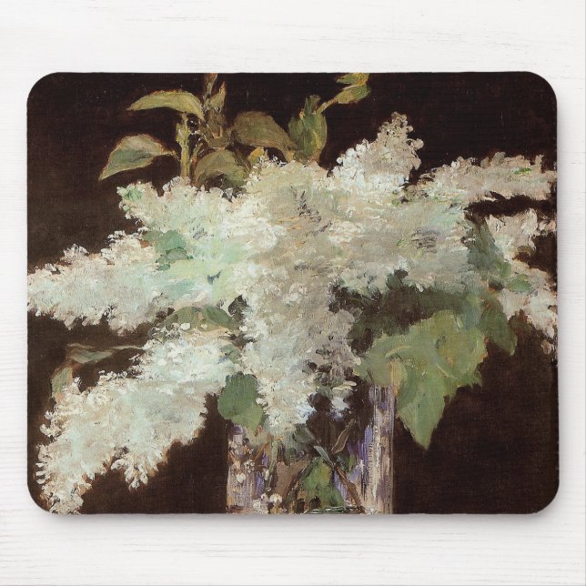 Manets Bouquet av Lilacs - Mousepad Musmatta (Framsidan)