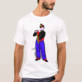 Manets lilla flutistpoppart tee shirt