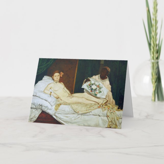 Manets Olympia Tack Kort (Framsida)