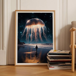 Manettryck Manetaffisch Poster Cottagecore Tryck