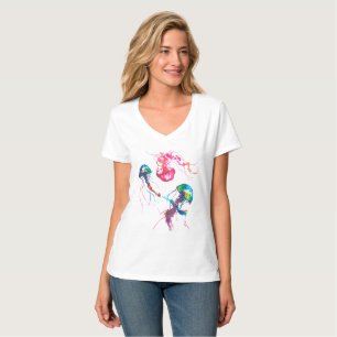 ManetV-Nacke skjorta T-shirt