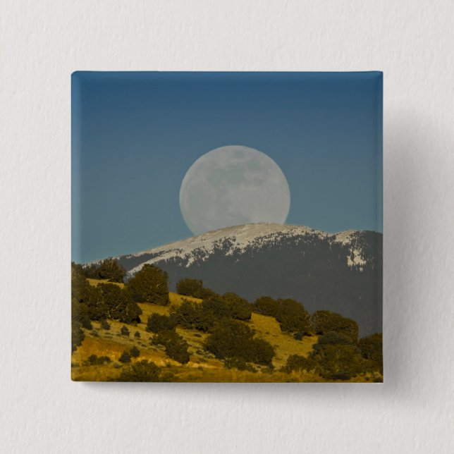 Måneuppgång över Sangre de Cristo-bergen, Knapp (Framsida)