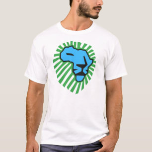 ManeWaka Waka för blått lejon grön skjorta T Shirt