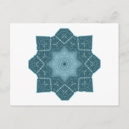 MÅNG- AQUA PEKAR VYKORT