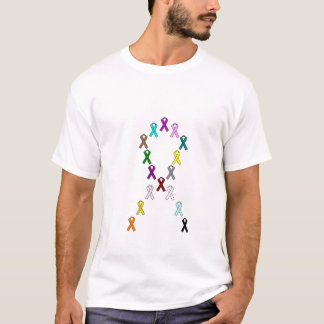 Mång--cancer rosett band t-shirt