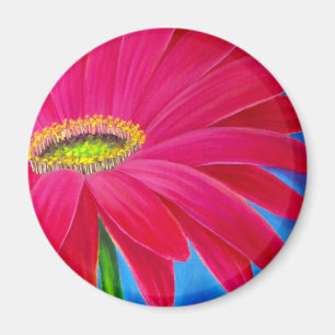 MÅNG- DAISYBLOMMAKONST - MAGNET