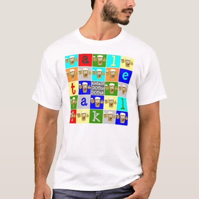 mång- färg t för aletalkurl t-shirt (Framsida)