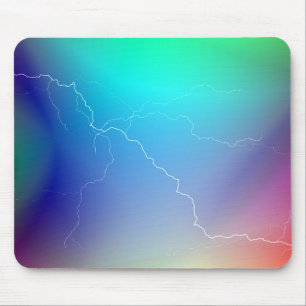 Mång--Färgad blixtmousepad Musmatta