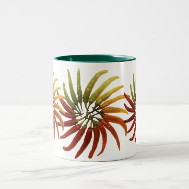 Mång--Färgad hettpepparmugg Två-Tonad Mugg (Center)