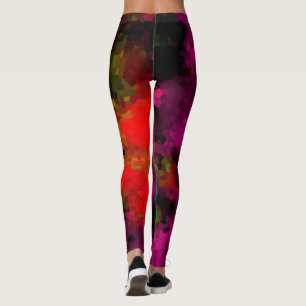 Mång--färgade kristaller, kristaller som leggings