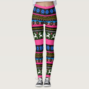 Mång--färgat mässaIslemönster Leggings