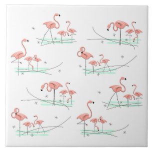 Mång- Flamingos belägger med tegel Kakelplatta