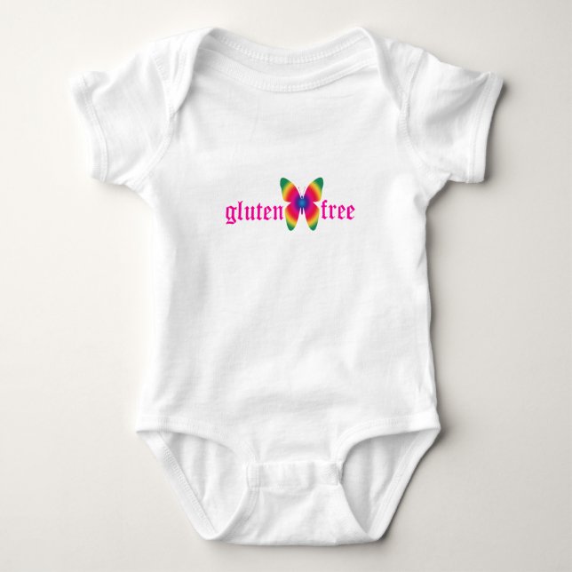 (mång-) gluten-fri fjäril, tee (Framsida)