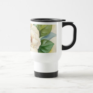 Mång- konst för Magnoliablommavattenfärg - Resemugg