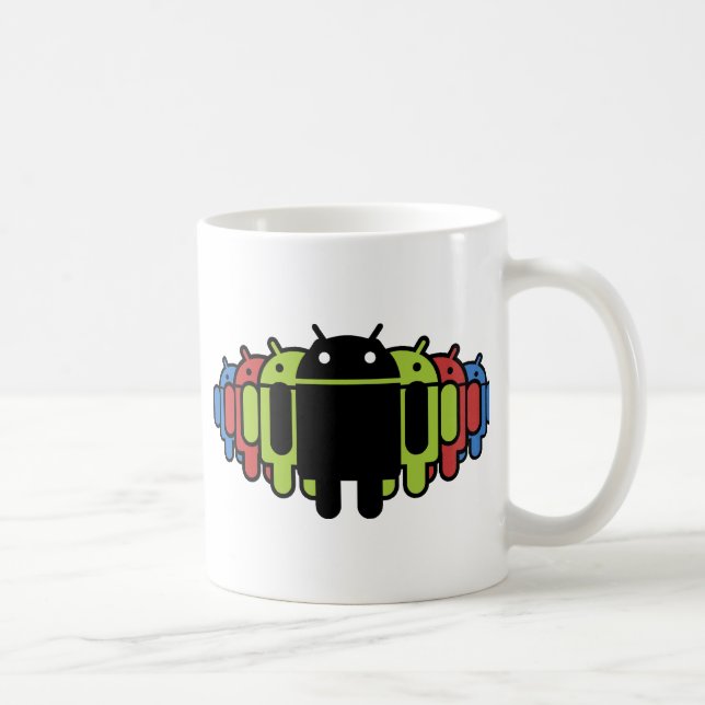 Mång- kulör Droid armé Kaffemugg (Höger)