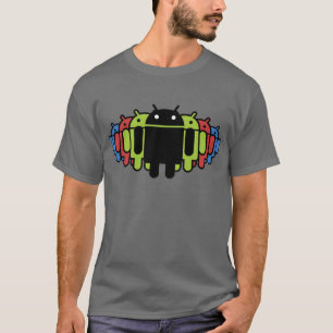 Mång- kulör Droid armé Tee