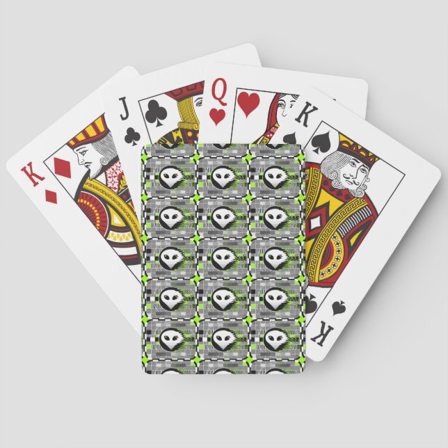 Mång- leka kort för främmande TV Casinokort (Baksidan)
