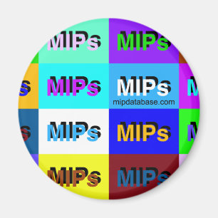 mång- logotypmagnet magnet