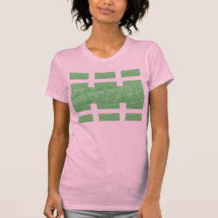 Mång--panelen designen verkställer tee shirt
