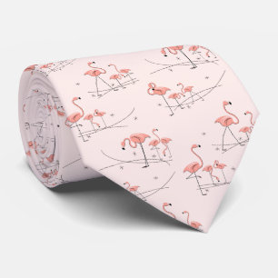 Mång- rosatie för Flamingos Slips