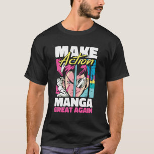 Manga Action Anime Otaku Kawaii Cosplay Japanska J T Shirt