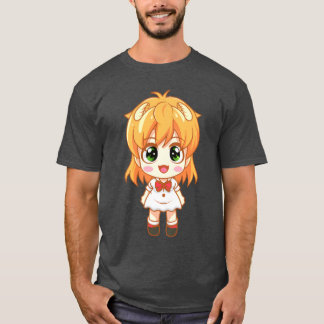 manga anime flicka pojke t shirt