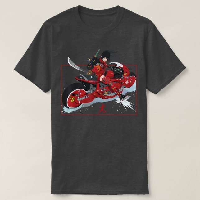 Manga Anime Samurai Aesthetic japWarrior Rid T Shirt (Design framsida)