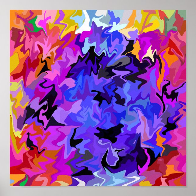 Många Ansikte... Poster (Framsidan)