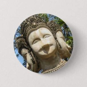 Många Ansikte Wai ... Nong Khai, Isaan, Thailand Knapp