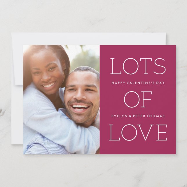 Många av alla hjärtans dagskort i Kärlek - Mulberr Julkort (Framsida)