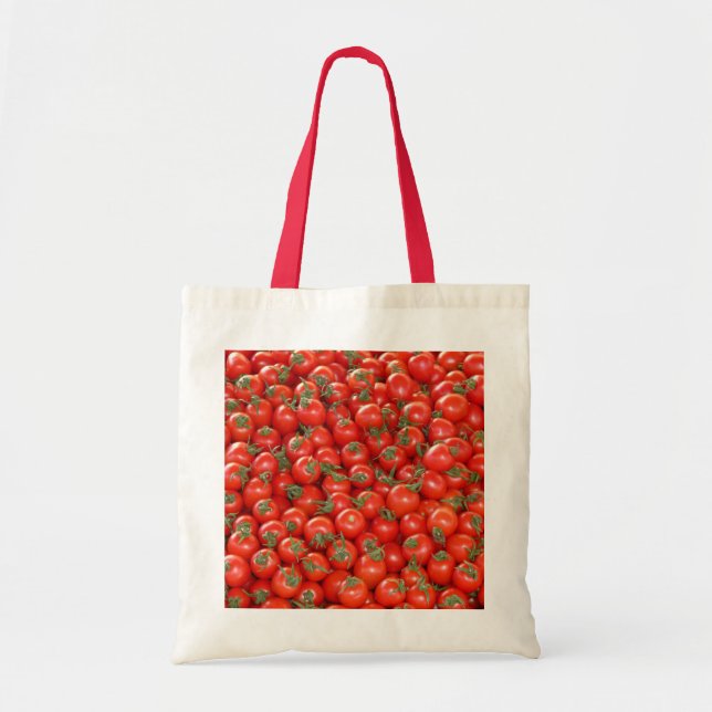 Många av Cherry Tomates Tote Bag Tygkasse (Framsidan)