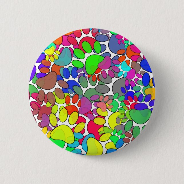 Många av Hund över hela Tass avtryck Knapp (Framsida)