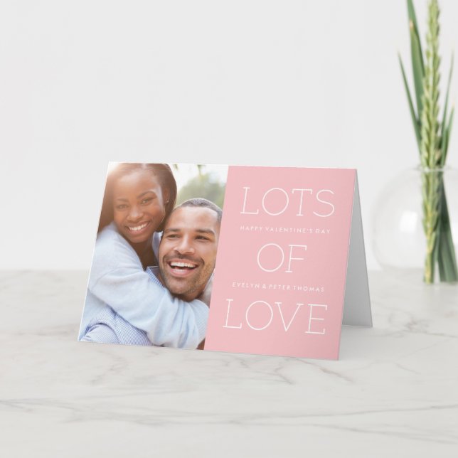 Många av Kärlek Alla hjärtans dagskort - Bubblegum Helgkort (Framsida)