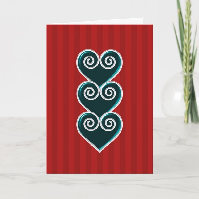 Många av Kärlek Helgdag Card Helgkort (Framsida)