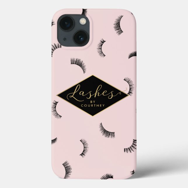 Många av Lash Mönster Rosa/Black Personlig (Baksida)