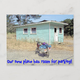 Många av parkeringens fantastiska bytesadresser meddelande vykort