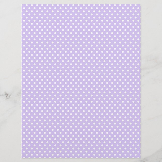 Många av Polka dots Pastels Vår-skrapbok Papper (Framsida)
