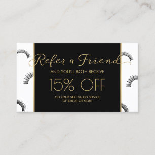 Många av tankarna Salon White/Black Referral