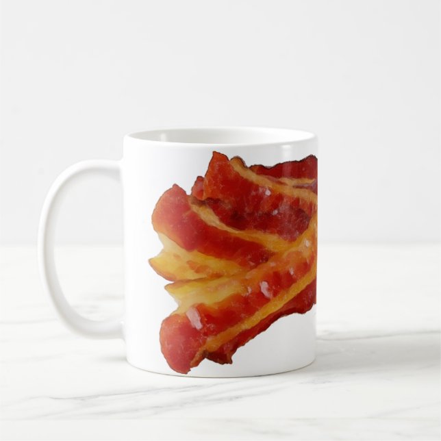 Många Bacon Kaffemugg (Vänster)