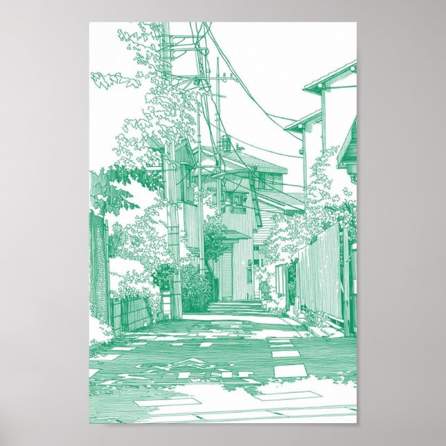 Manga-bakgrund 01 poster (Framsidan)