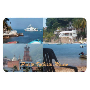 Många beskådar från Puerto Vallarta Magnet