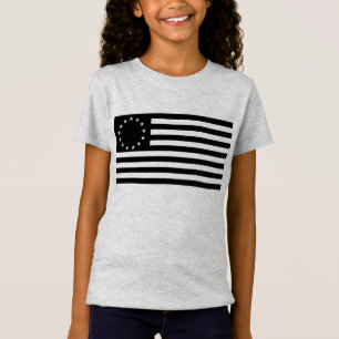Manga, Betsy Ross Flag eller Circle American Flag T Shirt