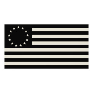 Manga, Betsy Ross Flagga eller Circle American Fla Fototryck