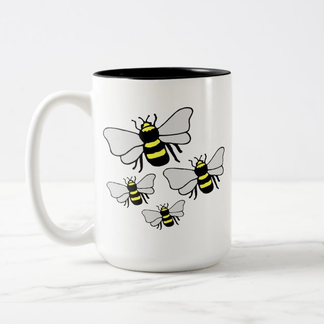 Många bikaffe Mugg (Vänster)