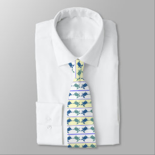 Många blå sköldpaddor Tie Slips