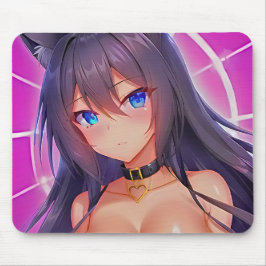 Manga Cat Girl "Ögon on you" Musmatta