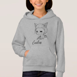 Manga Catgirl T Shirt