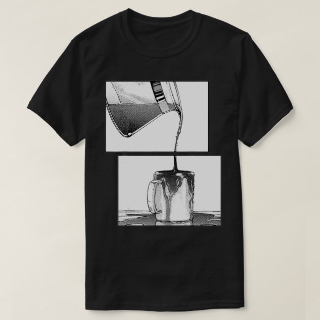 Manga Coffee Break T Shirt (Design framsida)