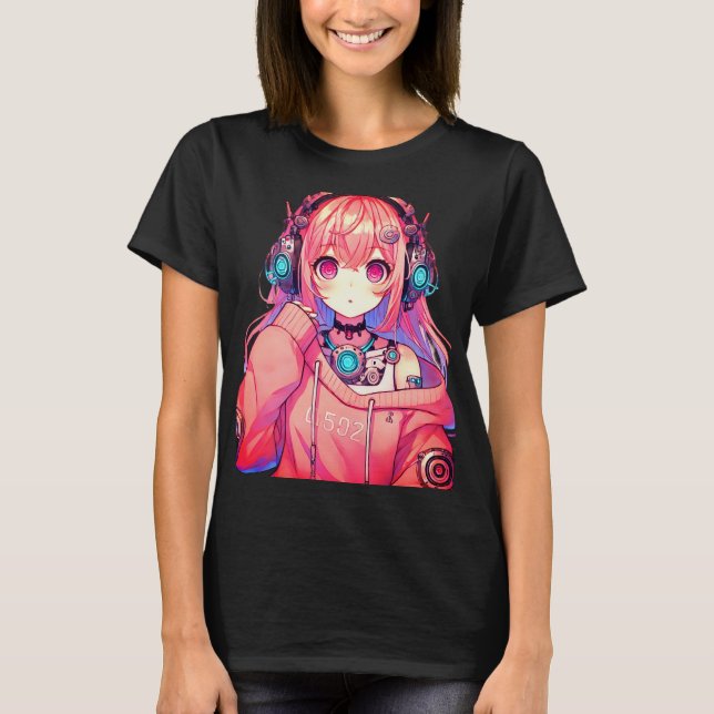Manga Cutie T Shirt (Framsida)